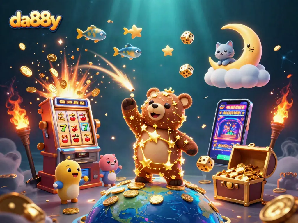 Experience the excitement of da88y with vibrant 3D casino characters and exhilarating game elements.
