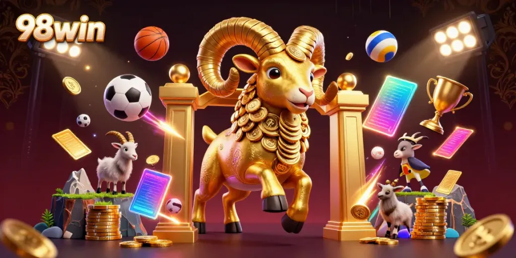 Bet on thrilling actions with 98win at the casino featuring dynamic characters and vibrant game elements.