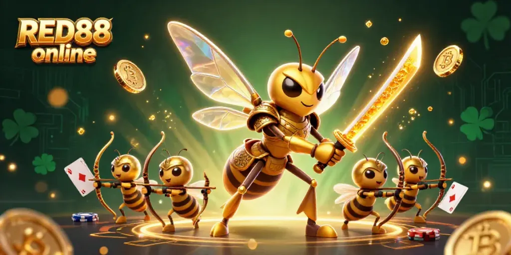 Engage in thrilling gameplay with RED88 online as the samurai hornet and bee archers work their magic.