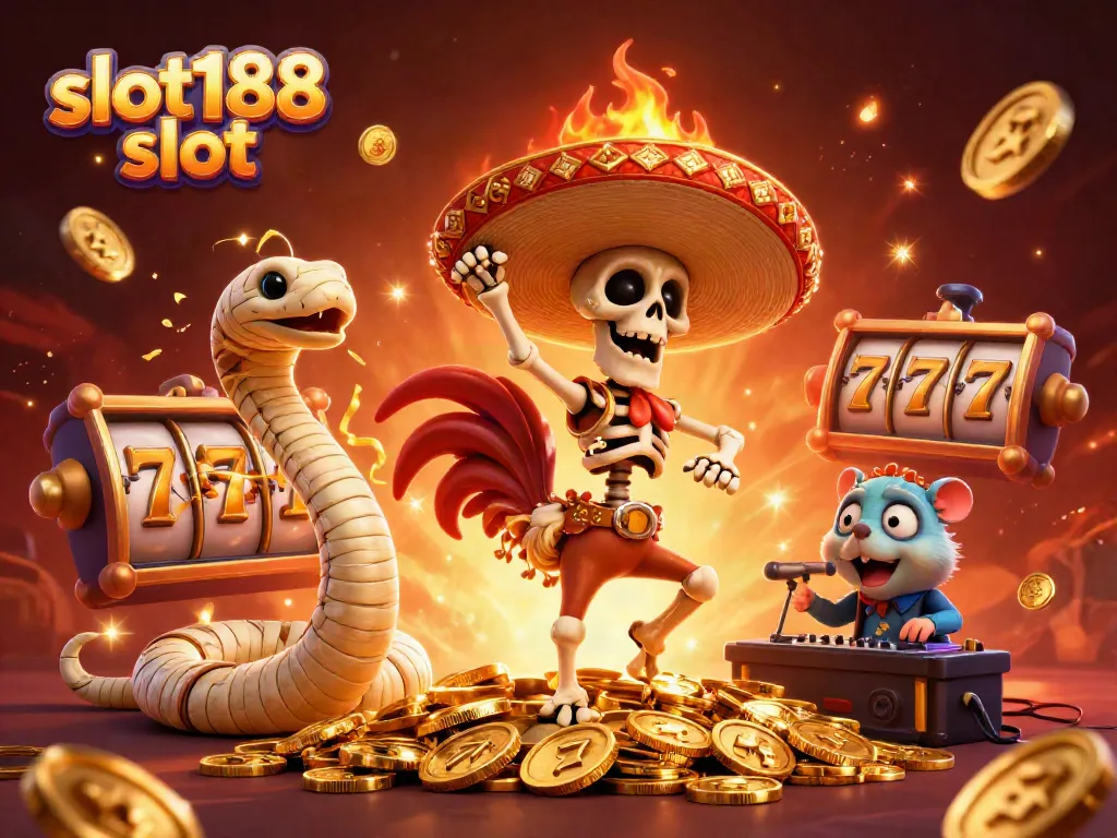 Pemain merayakan jackpot menang besar di slot188 slot dengan keseruan dan keajaiban dalam suasana kasino yang meriah.