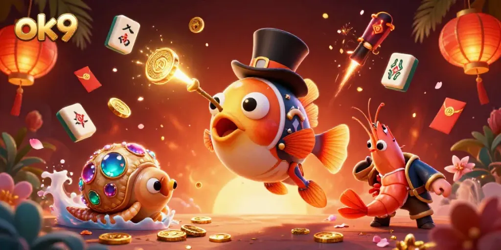 Experience vibrant gaming chance with ok9 in a treasure-filled underwater adventure.